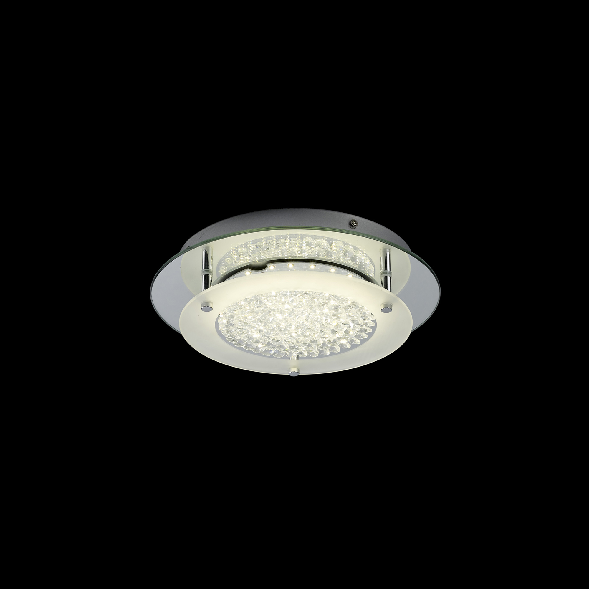 Cristal LED Crystal Ceiling Lights Mantra Flush Crystal Fittings